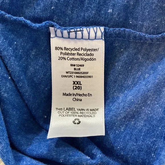 Size XXL (20) Women’s Patriotic Cat Short Sleeve Tee Shirt - Picture 5 of 7